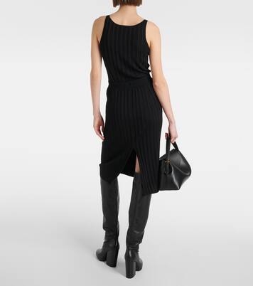 Ribbed-knit midi skirt | Joseph