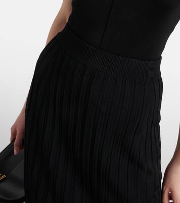 Ribbed-knit midi skirt | Joseph