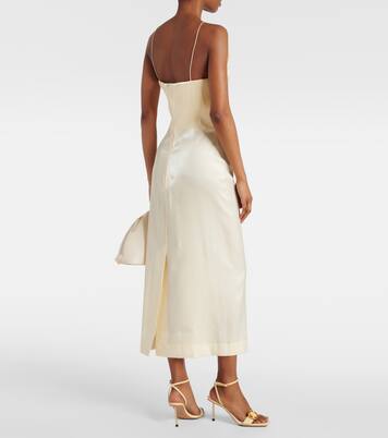 Robe midi Carino en satin | Jacquemus