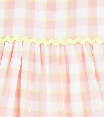 Robe Gabrielle en coton à carreaux | La Coqueta
