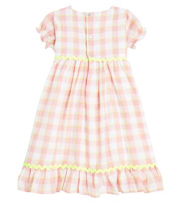 Robe Gabrielle en coton à carreaux | La Coqueta