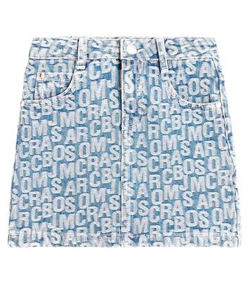Logo jacquard denim skirt | Marc Jacobs Kids