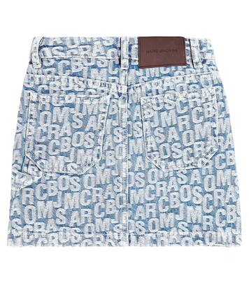 Logo jacquard denim skirt | Marc Jacobs Kids