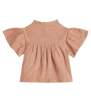 Rosalie linen-blend shirt | Donsje
