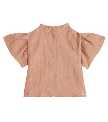 Rosalie linen-blend shirt | Donsje