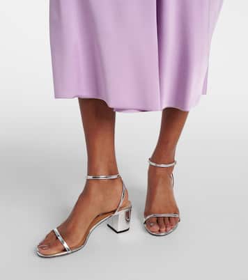 Sandalen Olie 50 aus Metallic-Leder | Aquazzura