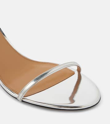 Sandalen Olie 50 aus Metallic-Leder | Aquazzura