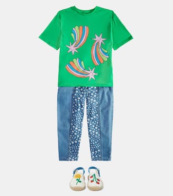 Printed cotton jersey T-shirt | Stella McCartney Kids