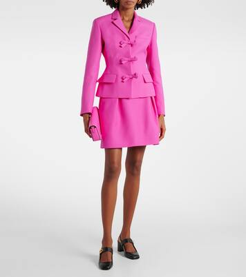 Minifalda de Crepe Couture | Valentino