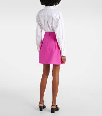 Minifalda de Crepe Couture | Valentino