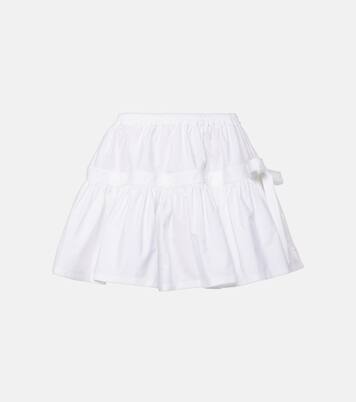 Mini-jupe en coton | Alaïa