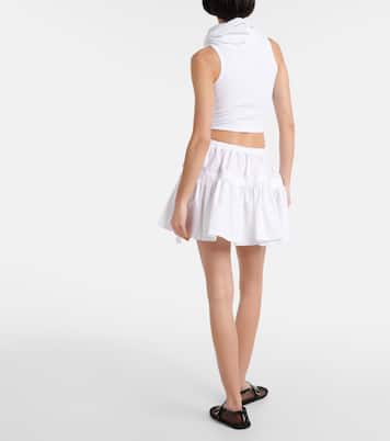 Mini-jupe en coton | Alaïa