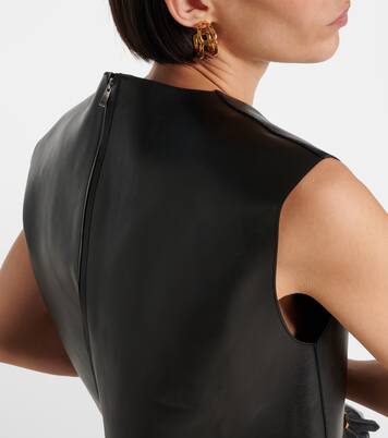 Top aus Leder | Toteme