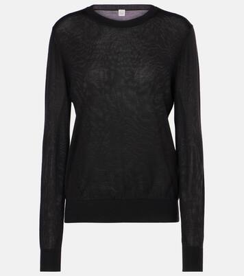 Pull en laine et soie mélangées | Toteme