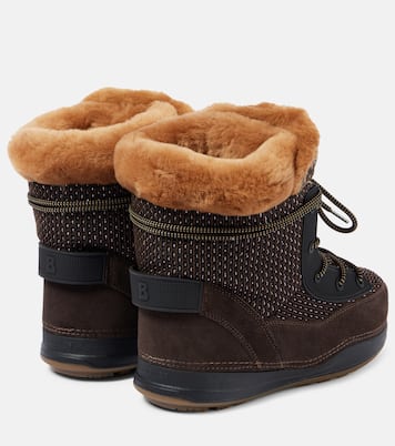 Verbier shearling-trimmed suede ankle boots | Bogner