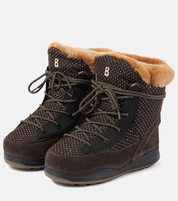 Verbier shearling-trimmed suede ankle boots | Bogner