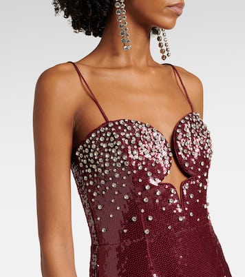 X Nicky Hilton Robe Zelda mit Pailletten | Rebecca Vallance