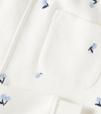 Baby Bambo embroidered cotton sweatpants | Bonpoint