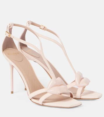 Sandalen Lips 95 aus Veloursleder | Balmain