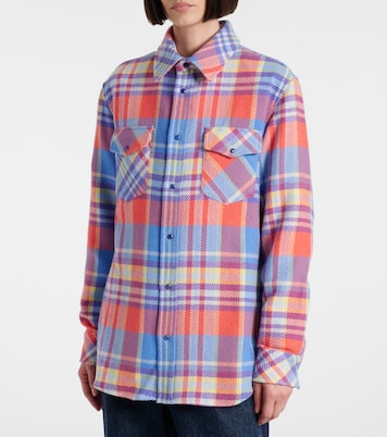 Chemise Creator en cachemire à carreaux | God's True Cashmere