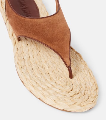 Sandalen Amalfi aus Veloursleder | Paris Texas