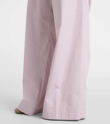 Weite High-Rise-Hose aus Baumwolle | Dries Van Noten