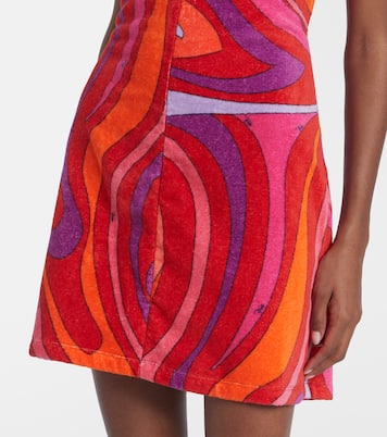 Marmo embellished cotton terry minidress | Pucci