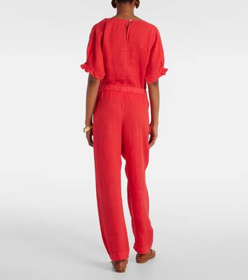 Gerade Hose Gini aus Leinen | Velvet