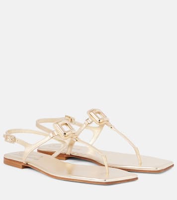 Viv' By The Sea leather thong sandals | Roger Vivier