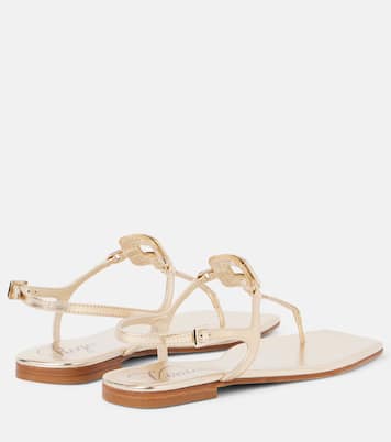 Viv' By The Sea leather thong sandals | Roger Vivier
