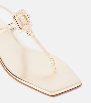 Viv' By The Sea leather thong sandals | Roger Vivier