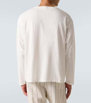 T-shirt Campground imprimé en coton | Bode