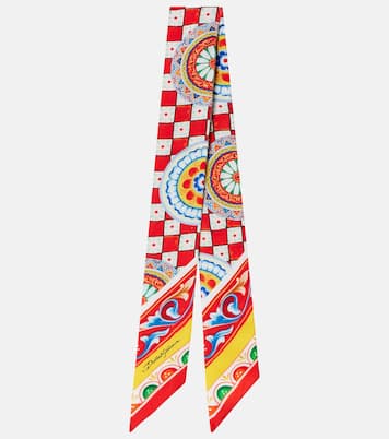 Carretto silk twill scarf  | Dolce&Gabbana