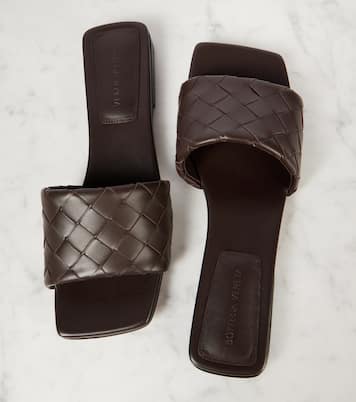 Parco Intrecciato leather mules | Bottega Veneta