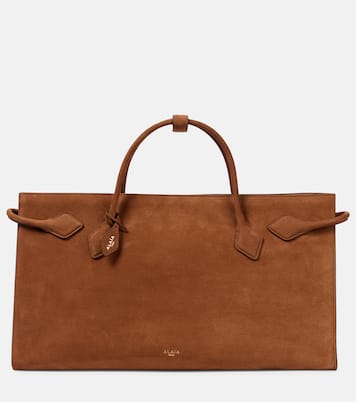 Le Teckel suede tote bag | Alaïa