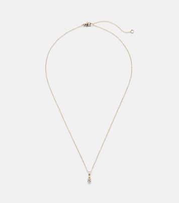 Halskette aus 14kt Gelbgold (585/1000) mit Diamant | Stone and Strand