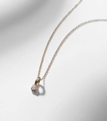 Halskette aus 14kt Gelbgold (585/1000) mit Diamant | Stone and Strand