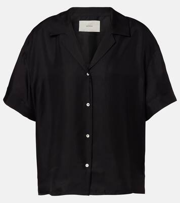 Prague silk twill shirt | Asceno