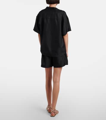 Prague silk twill shirt | Asceno