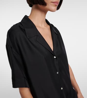 Prague silk twill shirt | Asceno