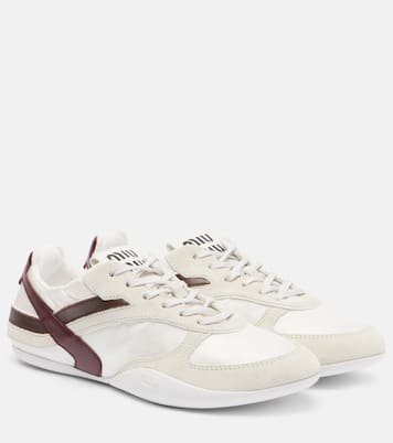 Sneakers Gymnasium mit Veloursleder | Miu Miu
