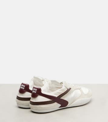 Sneakers Gymnasium mit Veloursleder | Miu Miu