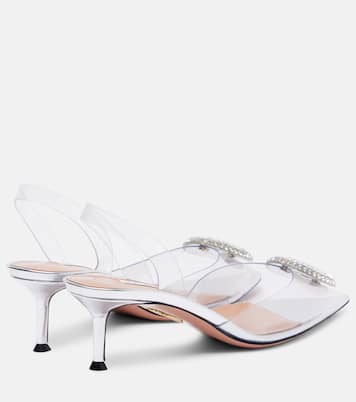 Pumps slingback Crystal Hoop 50 | Aquazzura