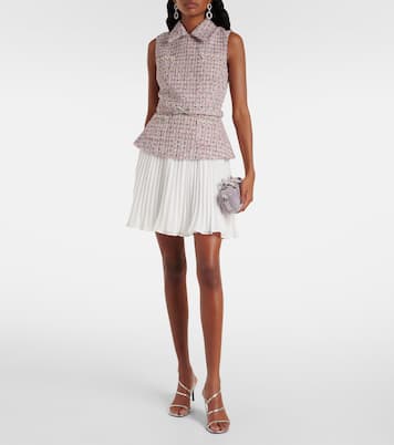 Minikleid mit Kristallen und Pailletten | Self-Portrait