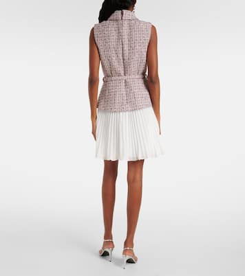 Minikleid mit Kristallen und Pailletten | Self-Portrait