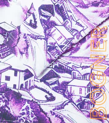 Chris logo printed technical half-zip top | Bogner Kids