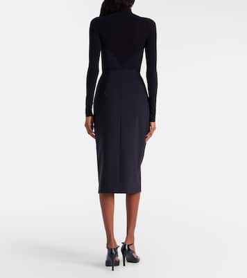 High-Rise-Bleistiftrock Midnight Grace aus Jersey | Wolford