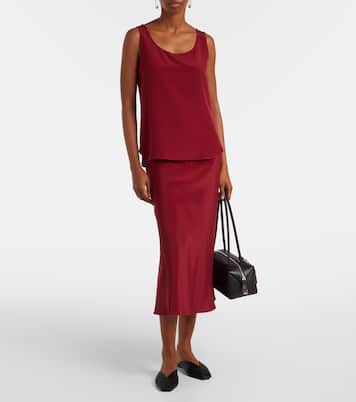 Pecora silk-blend top | Max Mara