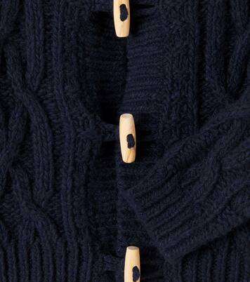 Baby Maria cable-knit wool-blend cardigan | The New Society