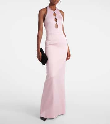 Robe longue Akari en satin | Rebecca Vallance